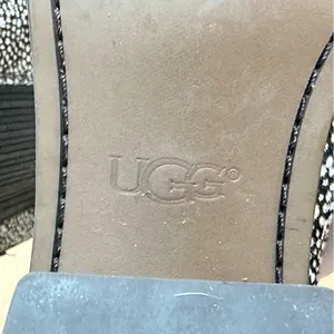 UGG Boots Camden Exotic Calf Hair Chelsea Ankle Booties Women Size 6 Speckled thumbnail 9