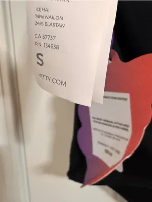 YITTY Black Racerback Bodysuit with Scoop Neck thumbnail 3