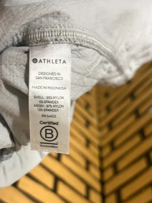Athleta gray shorts size 16 thumbnail 6