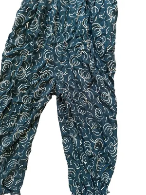 MAEVE Blue Anthropologie Patterned Overalls Sz Medium NEW NWOT thumbnail 4