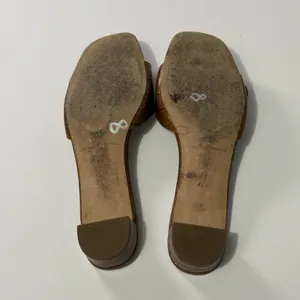 Loeffler Randall Edie Twisted Single Buckle Slide Sandals Cognac Brown Size 9.5 thumbnail 8