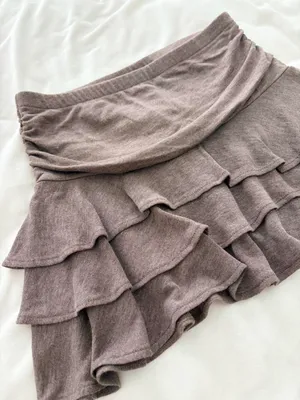ZARA Mini Ruffle Skirt thumbnail 3