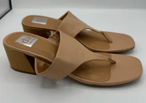 Dolce Vita Sammara Sandals Tan Neutral Block‎ Heel Size 9 minimalist everyday thumbnail 1