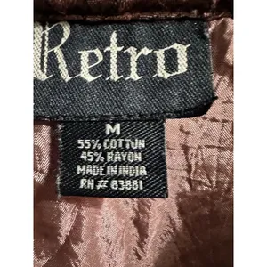 Original RETRO Brand Vintage Boho Tapestry Beaded Accent Jacket Blazer Size M thumbnail 9