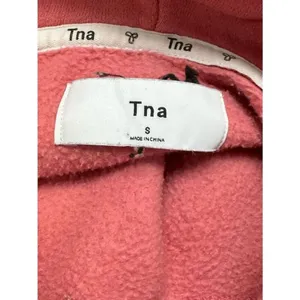 Aritzia TNA Cozy Sweatfleece Perfect Hoodie Sunwashed Pink Women’s Small thumbnail 2