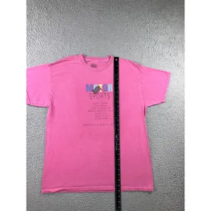 Motorsports T-Shirt‎ Women M Pink Graphic Oversized Boxy Retro Racing 90s Sporty thumbnail 10