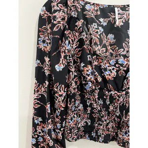 Free People Santiago‎ Floral Print Puff Sleeve Crop Blouse Boho Top XS thumbnail 10