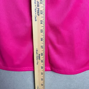 Cato Women’s Pink Ruffle Trim Off the Shoulder 3/4 Sleeve Ribbed Blouse size XL thumbnail 7