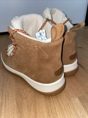 UGG Lakesider Heritage Chestnut Suede Shearling Lace-Up Ankle Boot Size 10 NWOB thumbnail 7