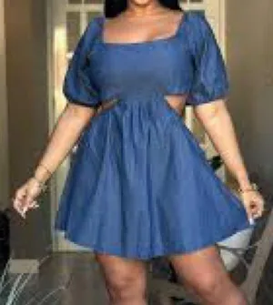 BOUTIQUE denim blue dress ✨ thumbnail 2