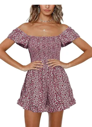 Amazon Floral Romper thumbnail 1