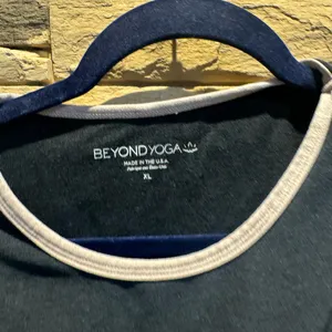 Beyond Yoga Space Dyed On Block Bra In Darkest Night Chai Colorblock Sz XL thumbnail 2