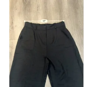 WAYF Black Wide Leg Pants XL High Rise Pull-On Dressy Flowy Trousers thumbnail 5