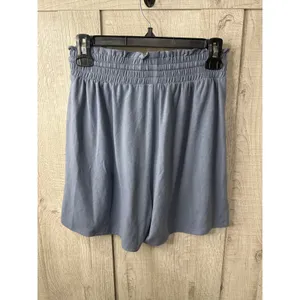 Womens Small Bundle White Cotton Cami and Blue Smocked Paperbag Lounge Shorts thumbnail 8