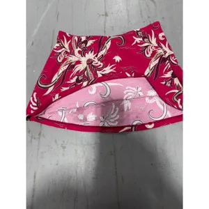 Vintage Jantzen Pink Floral Paisley Swim Skirt Mini Skirt Made in USA Medium thumbnail 3