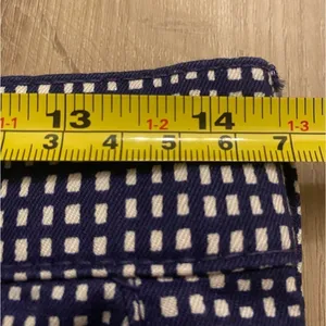 J.Crew Toothpick 29” Waist Navy White Print Skinny Ankle Jeans 26” Inseam thumbnail 6