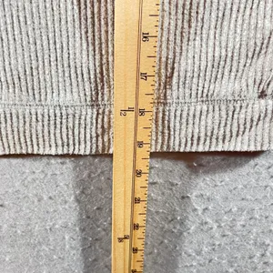 1211 | Altered State Ribbed Knit Cropped Raglan‎ Sleeve Sweater Oatmeal Small thumbnail 4