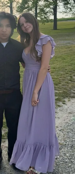 Birdy Grey Dress Bridesmaid lavender thumbnail 2