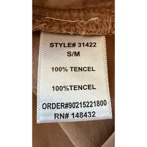 Be cool S/M 100% Tencel Utility Shirt Jacket Snap Buttons thumbnail 7