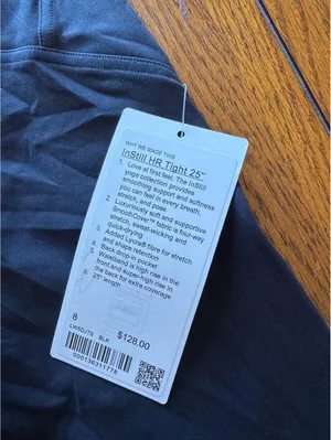 Lululemon Instill High Rise 25” Black Size 8 NWT thumbnail 4