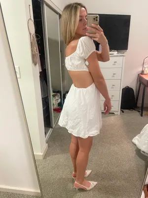 Garage White Mini Dress thumbnail 2