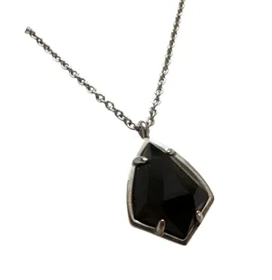 Kendra Scott Black Pendant Necklace NWOT thumbnail 3