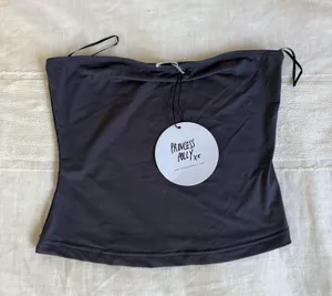 Princess Polly Slate color tube top NWT thumbnail 1