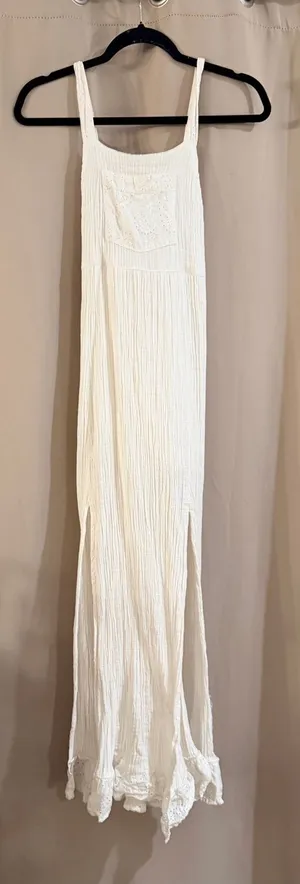 Women’s Cleo + Wolf Cotton Maxi Dress with Lace Hem thumbnail 1