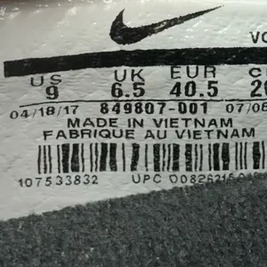 womens black white Nike Metcon 3 gym training Athletic shoes size 9 thumbnail 8