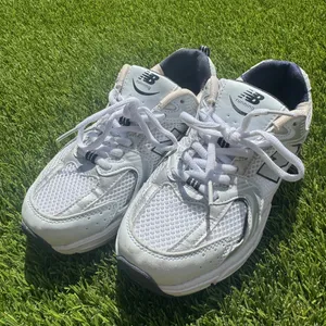 New Balance White and Gray Women's Shoes thumbnail 5