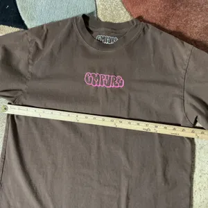 Empyre Y2K Streetwear Bubble Logo T-Shirt Womens Medium Brown Pink Skater Tee thumbnail 5