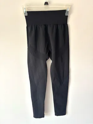 AYBL Black High Waist Leggings Workout Activewear Yoga Gym Sporty Athletic thumbnail 5