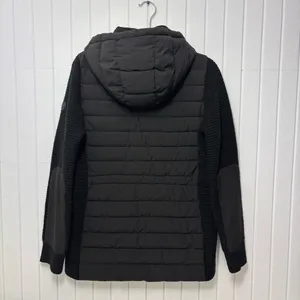 MICHAEL Michael Kors Ultra‎ light weight Black Puffer Jacket with Knit Sleeves M thumbnail 5