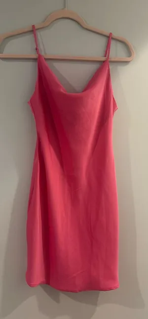 Urban Outfitters Pink Cowl Slip Mini Dress thumbnail 1
