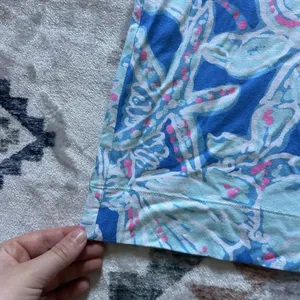 Lilly Pulitzer UPF 50 +‎ Cotton Sophie Dress Into the Deep Size XXS Pink Blue thumbnail 3
