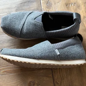 TOMS Charcoal Wool Slip-Ons thumbnail 2