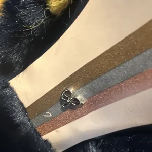 Sam Edelman Yael Furry‎ Mules Blue/Gold/Yellow 7 thumbnail 4