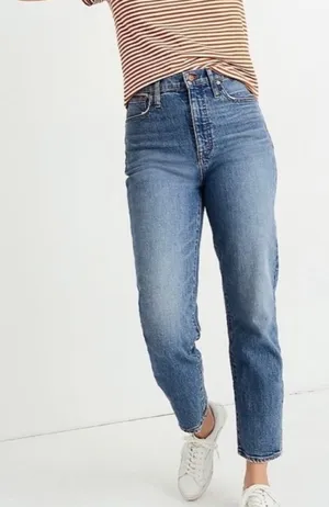 Madewell Classic Straight Leg Jeans‎ Women's 26 Blue Premium Denim thumbnail 1