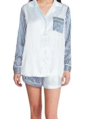 BB Dakota Striped Pajama Set thumbnail 1