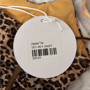 Princess Polly Leopard Print Women's Top thumbnail 3
