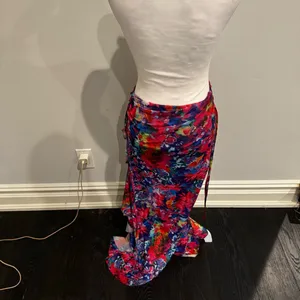 OutCast Colorful Design Maxi Skirt thumbnail 4
