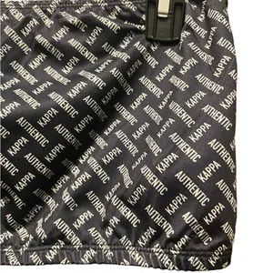 Kappa Logo NWT Bandeau in Black‎ Smoke/Antique White Size XL thumbnail 3