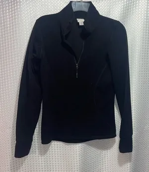 Everlast Jacket Adult Small Black 1/4 Zip Pullover Reflective thumbnail 1