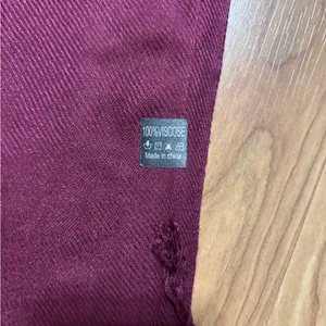 Wine Burgandy Pashmina Shawl Wrap Scarf Wedding Bridesmaid Evening Dress Elegant thumbnail 4
