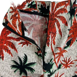 TopShop Tropical Print Palm Tree Mini‎ Skirt Skort Shorts Resort Wear Size 6 thumbnail 6
