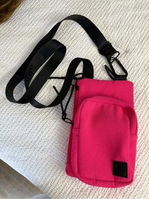 Free People Movement Traveling Pocket Crossbody Bag Hot Pink Athleisure Hiking thumbnail 1
