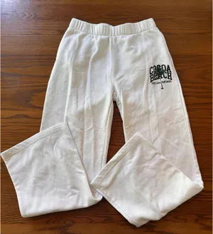 Ocean Drive White Cocoa Beach RonJon Sweat Pants thumbnail 1
