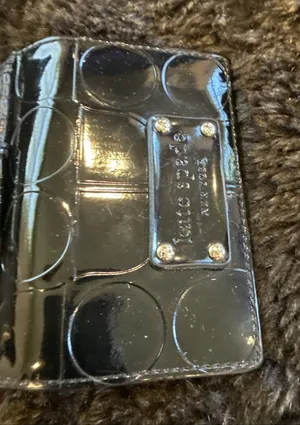 Kate Spade New York Black Patent Leather Credit Card Wallet thumbnail 1