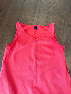 Gap UltraSoft Denim Mini Dress Size Large C71-017 thumbnail 4