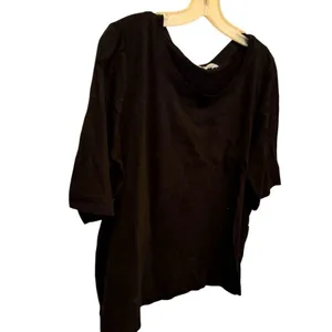 Michael‎ Stars Black Cotton Gauze Top nwot thumbnail 3